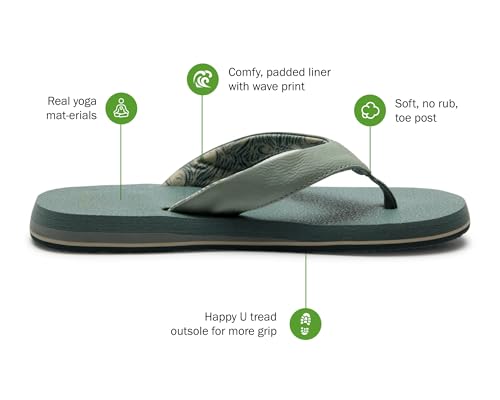 Image of Sanuk Yoga Mat II | Flip Flops for Women | Yoga Sandals For Women | Women's Beach Sandals | Memory Foam Footbed