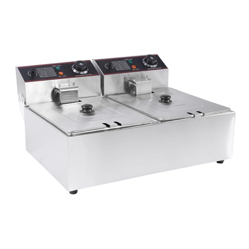 Friteuse double reservoir en acier inoxydable de haute qualité - 2