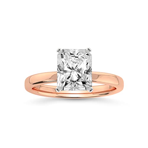 FRIENDLY DIAMONDS 1 Carat - 5 Carat IGI Certified Lab Grown Diamond Ring | 14K Or 18K White, Yellow Or Rose Gold |Solitaire Diamond Engagement Ring |FG-VS Quality3