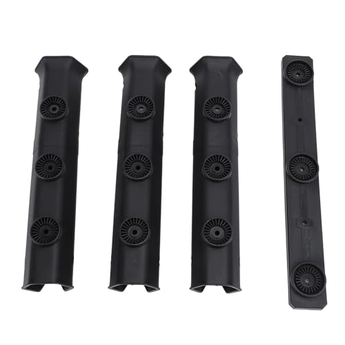 Plastic Fishing Rod Holder, Wall Mount Fishing Rod Bracket, Sturdy Fishing Pole Rack, Tube Link Storage with Screw Fasteners