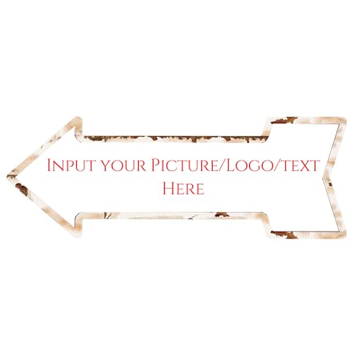 Letrero de metal personalizado con tu propia imagen/logotipo/texto, letrero personalizado de estilo vintage retro para pared al aire libre, interior, calle, oficina, hogar, negocios, baño, regalo,