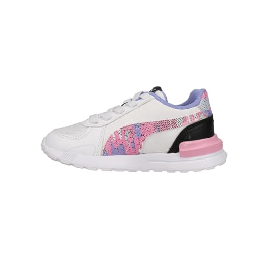 PUMA Kids Girls Graviton Sashiko Sneakers Shoes Casual - Pink, Purple, White3