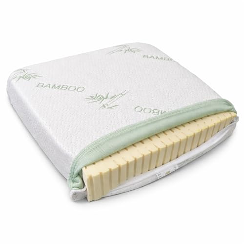 Organic Latex Seat Cushion with Organic Removable Cotton Cover - GOLSGOTS Certified - 3 Firm product thumbnail 18