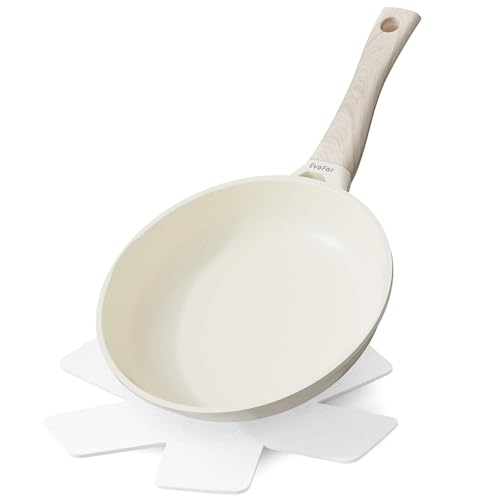 EvoFar 20cm Non-Stick Frying Pan Aluminium Omelette Pan PFOA & PFOS Free