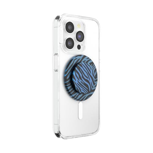 Image of PopSockets Phone Grip with Expanding Kickstand Compatible with MagSafe, Phone Holder, Wireless Charging Compatible - Zed