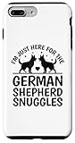 Photo Gallery custodia per iphone 7 plus/8 plus sono qui solo per the german shepherd snuggles gsd dog lover Photo Gallery custodia per iphone 7 plus/8 plus sono qui solo per the german shepherd snuggles gsd dog lover
