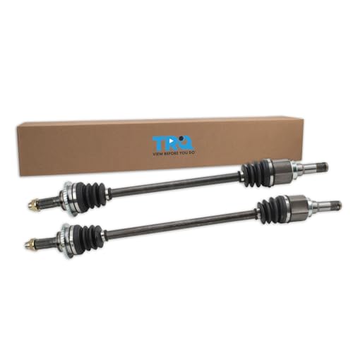 Image of TRQ Rear CV Axle Assembly Set All Wheel Drive Compatible with 2007-2012 Ford Fusion 2007-2012 Lincoln MKZ 2007-2011 Mercury Milan