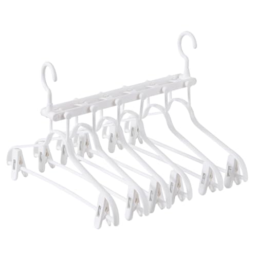 VILLFUL Coat Hanger Flexible Hanger Foldable Laundry Rack Foldable Hangers Foldable Drying Rack Clothes Hanger Foldable Clothing Rack Foldable Garment Rack Clothes Drying Rack White