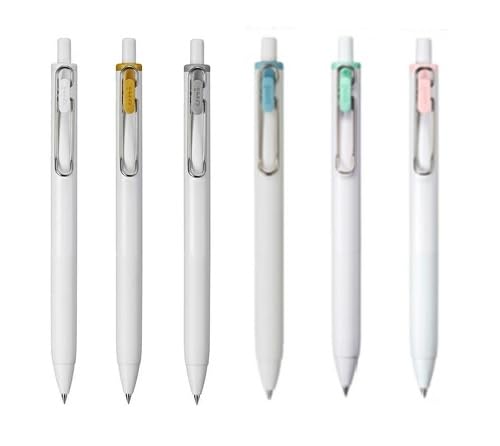 三菱鉛筆 ゲルインクボールペン クリエイティブカラー 0.38 6本セット ユニボール ワン 三菱鉛筆 ゲルインクボールペン クリエイティブカラー 0.38 6本セット ユニボール ワン