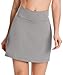 Yogipace Women's 4 Pockets UPF 50+ 17" Long Running Skirt Athletic Golf Skort