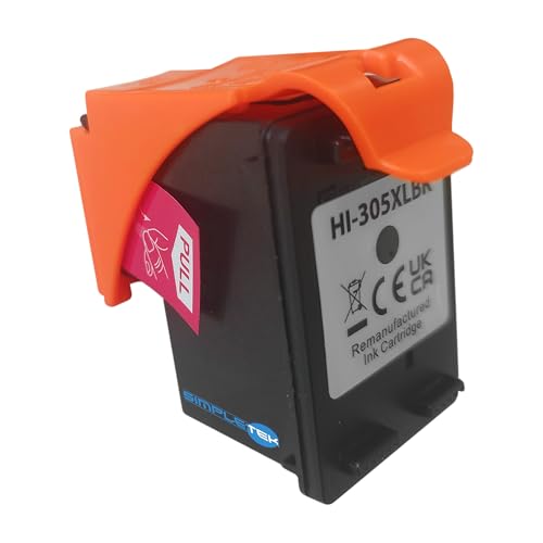 Cartouche d'encre 305XL Noir compatible HP DeskJet Envy jet d'encre HI-305XLBK