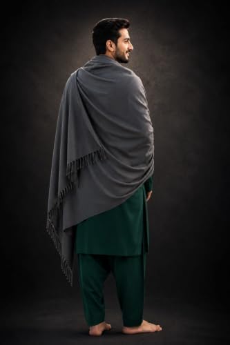 Image of Men's Cotton Gamcha Towel | Traditional Indian Angochha | Pure Cotton Soft & Absorbent Multipurpose Head Scarf | Lightweight Quick Dry Full Size Stole for Men & Women