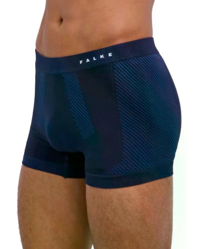FALKE Herren Baselayer-Unterwäsche Warm M Bx Funktionsmaterial schnelltrocknend 1 Stück, Blau Space Blue 6116, S – Ansicht 2