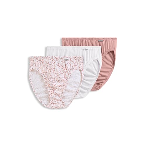 Image of Jockey Women's Underwear Plus Size 100% Cotton Elance French Cut - 3 Pack