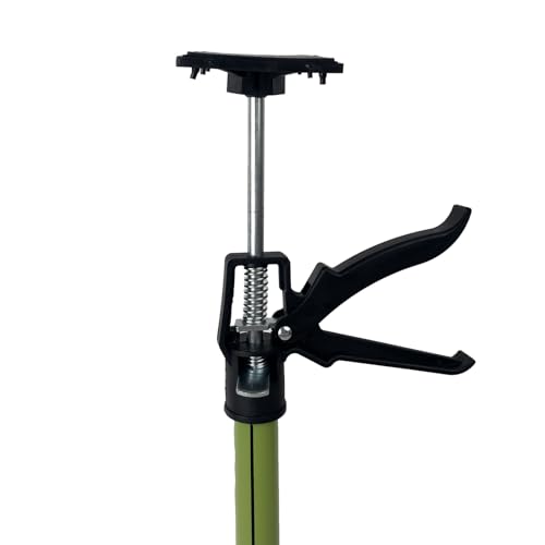 TRUTZHOLM Zargenspanner 57-117 cm Druckplatte Neigbar mit Klicksystem Teleskopstütze Einhandstütze Montagestütze