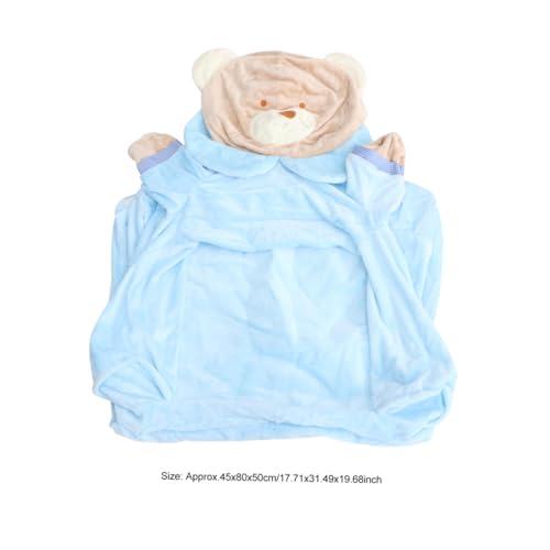 Funda sofá infantil azul elástica material resistente para bebés 3