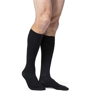 SIGVARIS Men’s ACCESS 920 Closed-Toe Calf High Medical Compression 20-30mmHg,Black, Medium Long