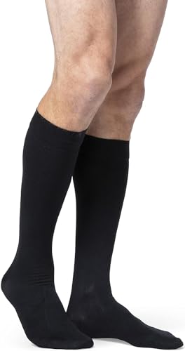SIGVARIS Men’s ACCESS 920 Closed-Toe Calf High Medical Compression 20-30mmHg,Black, Medium Long