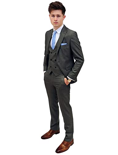 Costume trois pièces pour homme avec gilet chic et pantalon formel