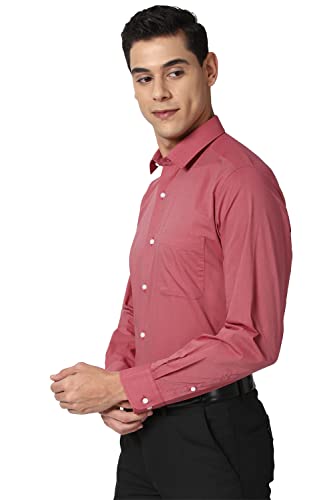 Image of Peter England Men's Printed Slim Fit Formal Shirt