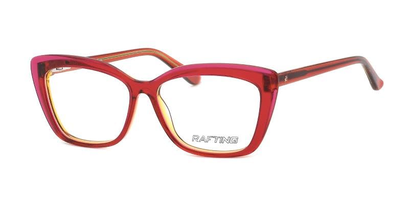 Rafting Okulary przeciwsłoneczne RA953, oprawki damskie, Czerwony