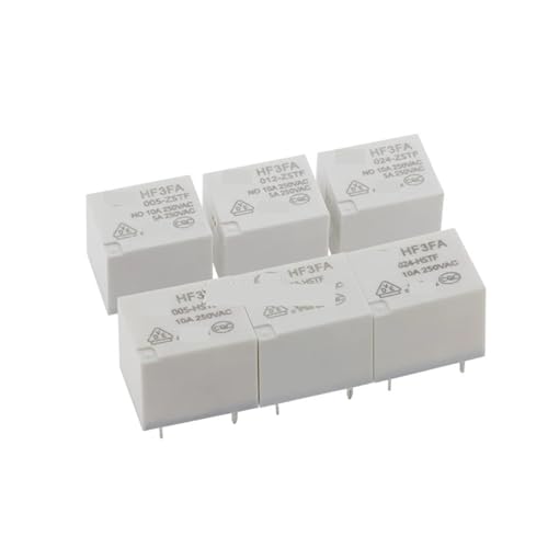 Relé HF3FA-012-ZSTF de alta precisión con bobina magnética estable para automatización