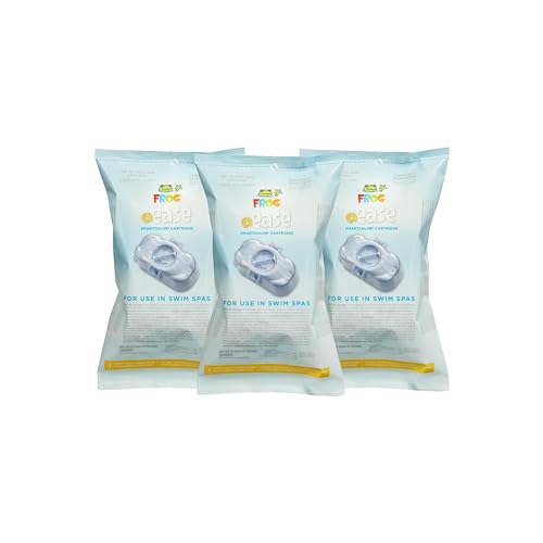 FROG @Ease Replacement SmartChlor Cartridge for use with Swim Spa FROG @Ease Floating System - Swim Spa Sanitizer System Supports Less Chlorine Use - 3 Pack