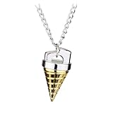 ALENERIBINE Anime Tengen Toppa Gurren Lagann Core Drill Pendant Necklace Simon Cosplay Gift