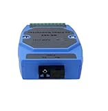 KDNHVRQY 1Pcs ADM-3142 2CH RS485 to Fiber Optic Transceiver Bidirectional Optical Transceiver Industrial 24V Rail Serial SC Port(3142 SC Single Port)