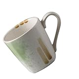 ARTSEWPLY Taza de Cerámica Retro con Diseño Vintage para Café y Leche Vaso Decorativo para Agua para Hogar y Oficina Regalo Práctico y Elegante