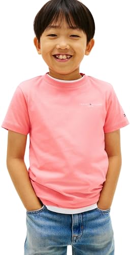 T-Shirt Tommy Hilfiger Mini Corp haut de gamme en coton pour style enfant épuré