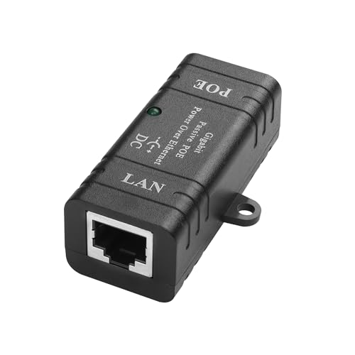 Ya en mundofriki.es: YAODHAOD POE Inyector 100 MB, alimentación Ethernet fuente 12/24/48 V, 100 m, enchufe Ethernet