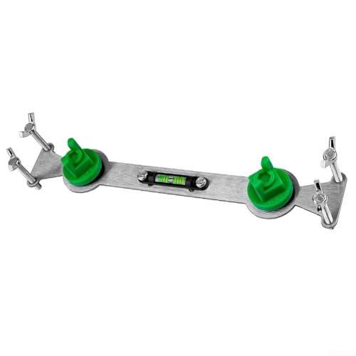 Niveleur de tuyau d'eau chaude et froide en métal pour le réglage de la plomberie, outil de nivellement de tuyau réglable avec jauge de niveau intégrée pour robinets et pommeaux de douche