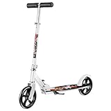 ✅ Viaje suave y rápido: el scooter de 2 ruedas con material de PU, ruedas grandes de 200 mm, reduce la vibración, es más cómodo y más suave. Perfecto para pavimentos urbanos / urbanos / suburbanos
