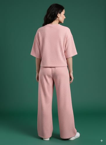 Image of Zilcon Women Bricks Wool 2 Piece Sets for Women Casual Summer Travel Vacation Outfits Pajama Sets Cap Sleeve Lounge Set