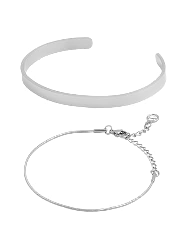 Qiroko Chrome Viper Stainless Steel Chain Bracelet Chrome Viper Kada - Image 2