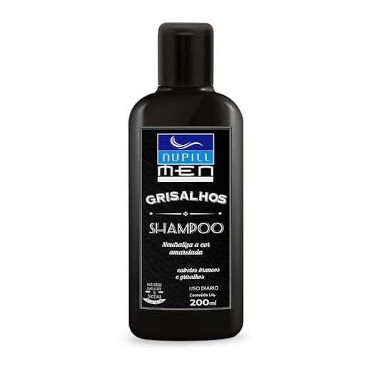 Nupill Shampoo Men Grisalhos 200Ml Preto