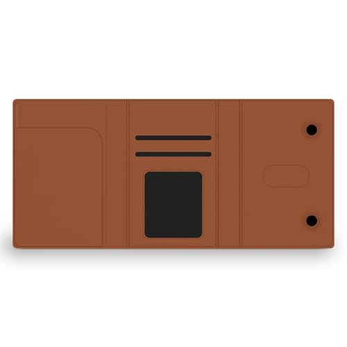 Image of GRIPP Mag Pocket Wallet Card Holder Compatible with Mag-Safe for iPhone 17 /16 /15 /14 /13 /12 Series & All Mag-Safe Phone Cases, Premium Leather, Strong Magnetic Alignment - Brown