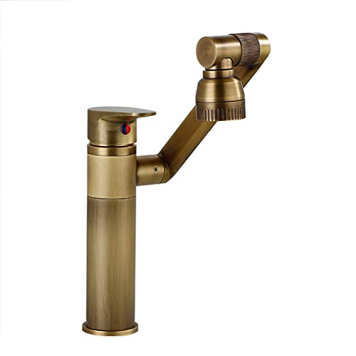 Robinet en laiton antique style traditionnel pour sublimer votre lavabo de salle de bain