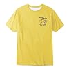 Mens T-Shirts Graphic Fashion Tshirt UK Casual Short Sleeve Tee Tops Hipster Hip Hop T Shirts Cool Shirt 01N#Yellow 3X-Large #5