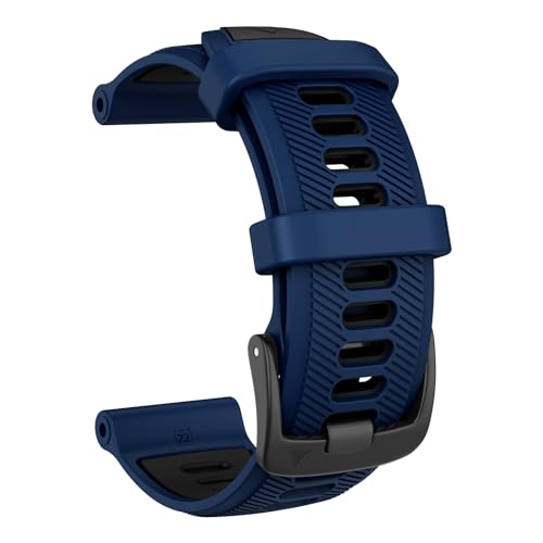 ISABAKE 22mm Watch Strap for Garmin Forerunner 965/955, Silicone Replacement Band for Forerunner 945/935, Fenix 5