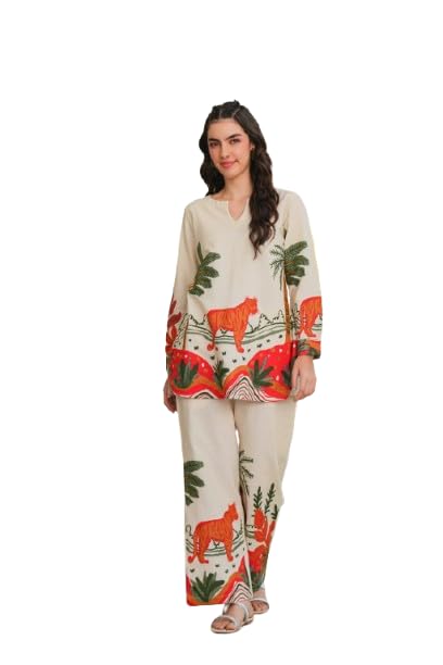 jisora Women's Cotton Flex Multicolor Co-ord Sets-picture-39