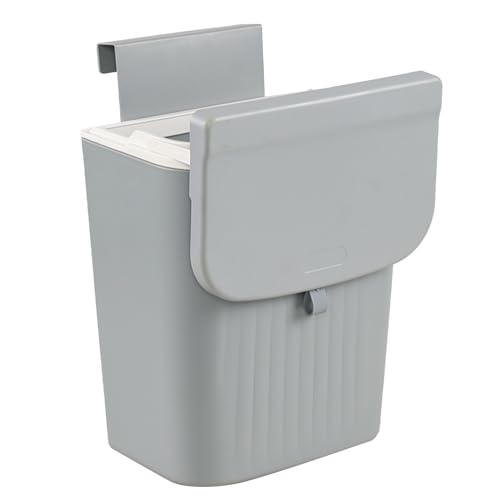 Caneca de Basura Plástica para Pared 12 L con Tapa