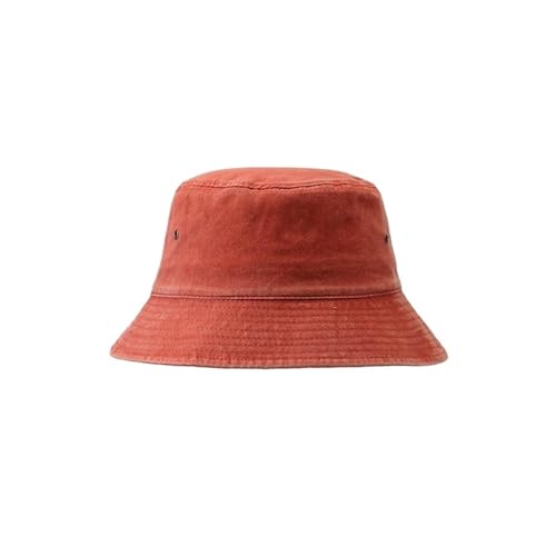 Chapeau de soleil bob en coton lavé respirant pour femme