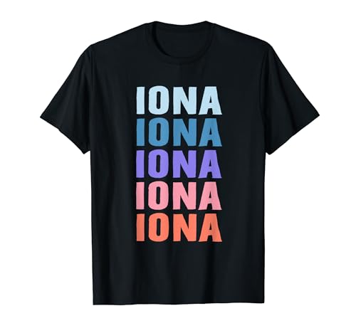 Photo de Cadeau amusant avec prénom personnalisé Iona T-Shirt