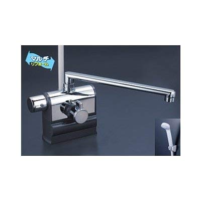 KF3008LS2 KVKデッキ形サーモスタット式シャワー 190mmパイプ仕様 可変