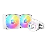 NZXT Kraken Elite 240 RGB RL-KR24E-W1 240mm AIO CPU Cooler Customizable 2.36' LCD Display High Performance Pump 2 x F120 RGB Core Fans Black