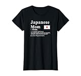 Madre Japonesa definición Madre Bandera de Japón Camiseta