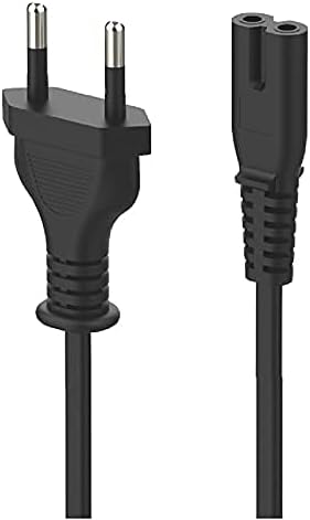 FOX MICRO 2-Slot Non-Polarization 18 AWG Power Cord Cable PlayStation 2-3- 4 and Slim Edition PS2, PS3, PS4-(Approx 1.2 MTR)