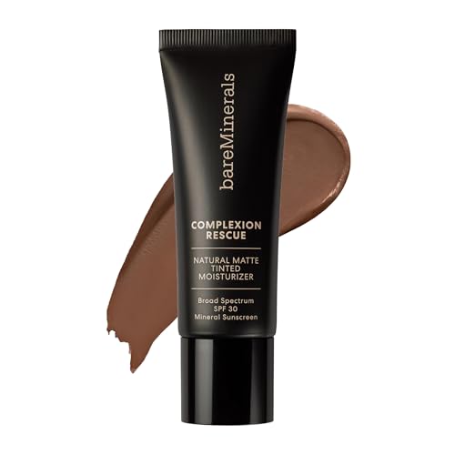 Image of bareMinerals Complexion Rescue Tinted Moisturizer Mineral SPF 30 - Tinted Moisturizer for Face - Oil Free Hyaluronic Acid Cream